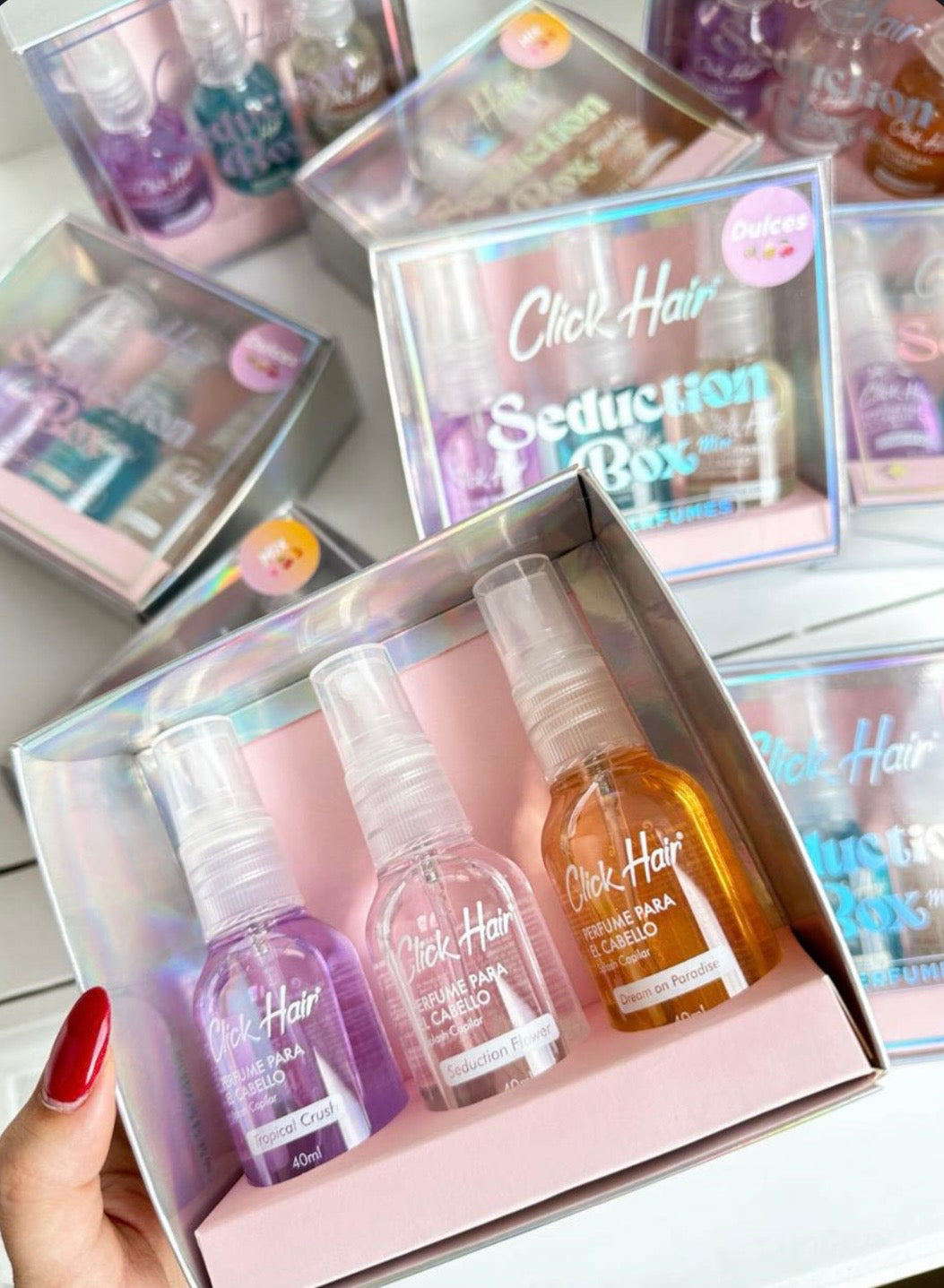 KIT DE PERFUMES MINI CLICK HAIR