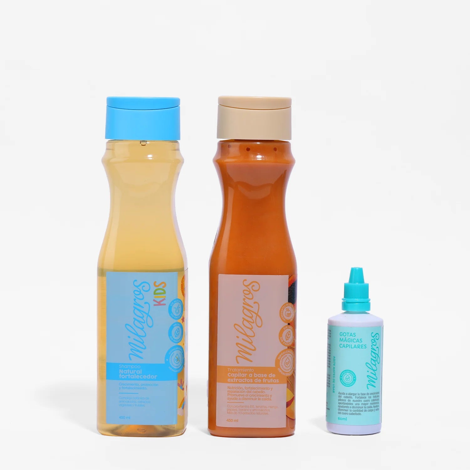 KIT CRECIMIENTO Y ANTICAIDA PARA NIÑOS MILAGROS